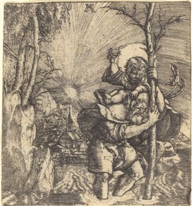 聖クリストファー 作： Albrecht Altdorfer