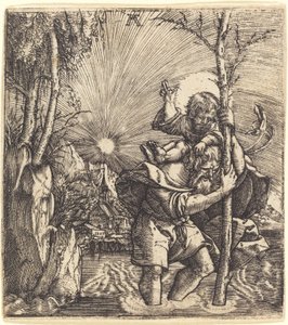 聖クリストファー 作： Albrecht Altdorfer
