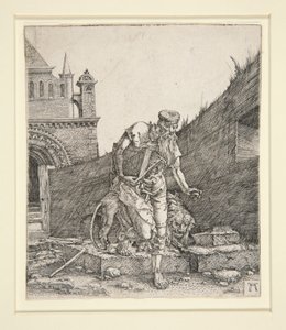 壁のそばの聖ジェローム 作： Albrecht Altdorfer