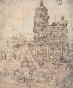 彼女のバスでのスザンナ、1526 作： Albrecht Altdorfer