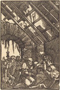 魔術師の崇拝 作： Albrecht Altdorfer