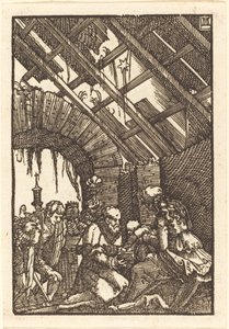 魔術師の崇拝 作： Albrecht Altdorfer