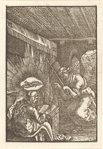 受胎告知 作： Albrecht Altdorfer