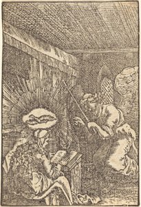 受胎告知 作： Albrecht Altdorfer