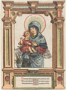 レーゲンスブルクの美しい聖母、c。 15191520。 作： Albrecht Altdorfer