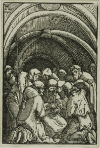『人間の堕落と贖い』より「聖母の死」 作： Albrecht Altdorfer