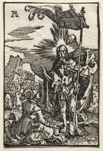 人間の堕落と贖い：聖マグダラのマリアに現れたキリスト 作： Albrecht Altdorfer