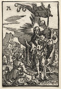 人の堕落と贖い：聖マリア・マグダーレンに現れたキリストc。 1515。 作： Albrecht Altdorfer