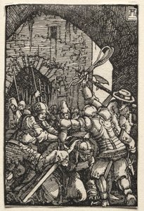 人間の堕落と贖い：十字架を背負ったキリスト 作： Albrecht Altdorfer
