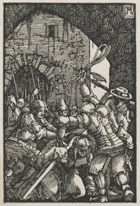 人間の堕落と贖い：十字架を背負ったキリスト 作： Albrecht Altdorfer