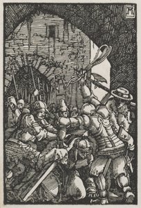 人の堕落と贖い：十字架を負うキリスト、c。 1515。 作： Albrecht Altdorfer