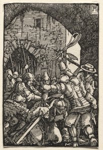人の堕落と贖い：十字架を負うキリスト、c。 1515。 作： Albrecht Altdorfer