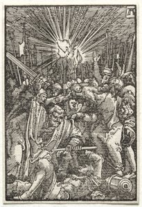 人間の堕落と贖い：捕らえられたキリスト 作： Albrecht Altdorfer