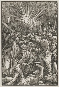 人間の堕落と贖い：捕らえられたキリスト 作： Albrecht Altdorfer