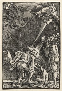 人間の堕落と償還: 地獄への降下 作： Albrecht Altdorfer