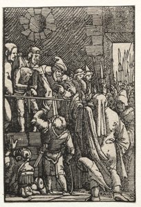 人間の堕落と贖い：エッチェホモ、c。 1515。 作： Albrecht Altdorfer