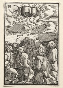 人類の堕落と贖い：昇天c。 1515。 作： Albrecht Altdorfer