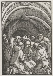 男の堕落と贖い：聖母の死、c。 1515。 作： Albrecht Altdorfer