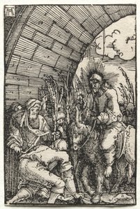 人の堕落と贖い：エルサレムへの入場、c。 1515。 作： Albrecht Altdorfer