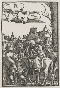 人間の堕落と贖い：エジプトへの逃避 作： Albrecht Altdorfer