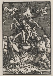 人間の堕落と贖い：最後の審判 作： Albrecht Altdorfer