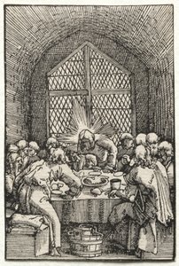 人の堕落と贖い：最後の晩餐、c。 1515。