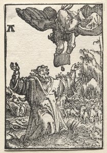 人間の堕落と贖い：ヨアヒムへの天使のメッセージ 作： Albrecht Altdorfer