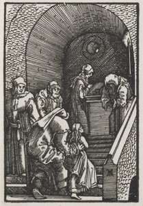 人間の堕落と贖い：神殿での聖母の奉納 作： Albrecht Altdorfer