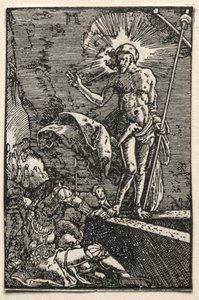 人間の堕落と贖い: 復活 作： Albrecht Altdorfer