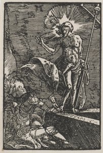 人間の堕落と贖い: 復活 作： Albrecht Altdorfer