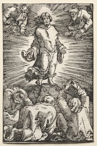 人間の堕落と贖い：変容 作： Albrecht Altdorfer