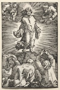 人間の堕落と贖い：変容、c。 1515。 作： Albrecht Altdorfer