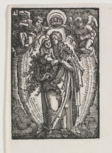 人間の堕落と償還：天の女王としての聖母 作： Albrecht Altdorfer
