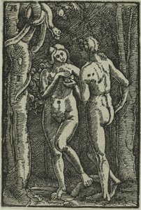 人間の堕落、『人間の堕落と償還』より 作： Albrecht Altdorfer