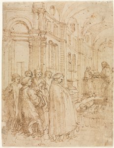聖ステパノの葬式 作： Albrecht Altdorfer