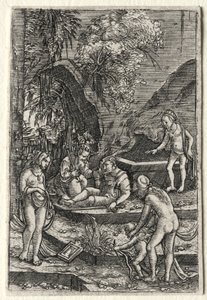 パリの判決、1511年。 作： Albrecht Altdorfer