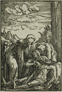 『人間の堕落と贖い』より「聖母の嘆き」 作： Albrecht Altdorfer
