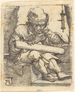 物思いにふける大工 作： Albrecht Altdorfer