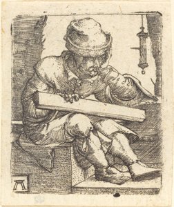物思いにふける大工 作： Albrecht Altdorfer