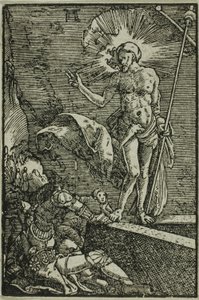 復活、『人間の堕落と贖い』より 作： Albrecht Altdorfer