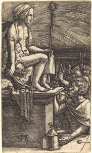 ローマの娼婦 (魔術師ウェルギリウスの復讐) 作： Albrecht Altdorfer