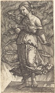 ディドの自殺 作： Albrecht Altdorfer