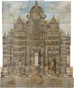マクシミリアン1世の凱旋門 作： Albrecht Altdorfer