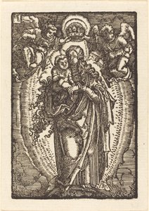 天国の女王としての聖母 作： Albrecht Altdorfer