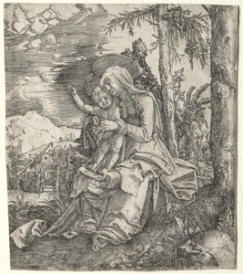 風景の中の聖母 作： Albrecht Altdorfer