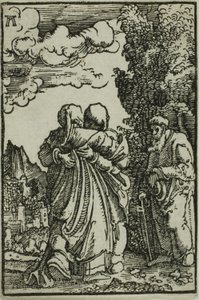 人間の堕落と償還からの訪問 作： Albrecht Altdorfer