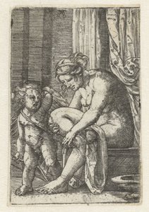 お風呂上がりのヴィーナス 作： Albrecht Altdorfer
