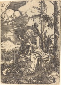 風景の中の聖母 作： Albrecht Altdorfer