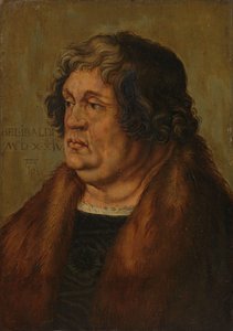 ウィリボルド・ピルクハイマー (1470-1530) 作： Albrecht Dürer (copy after)