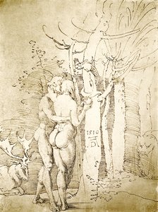 アダムとイブ 作： Albrecht Dürer